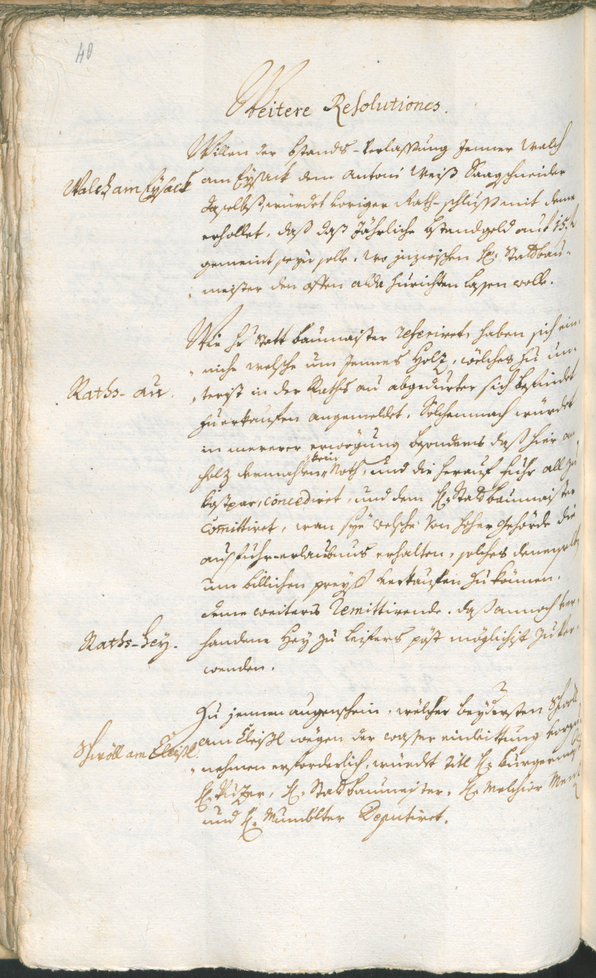 Civic Archives of Bozen-Bolzano - BOhisto Ratsprotokoll 1759/62 