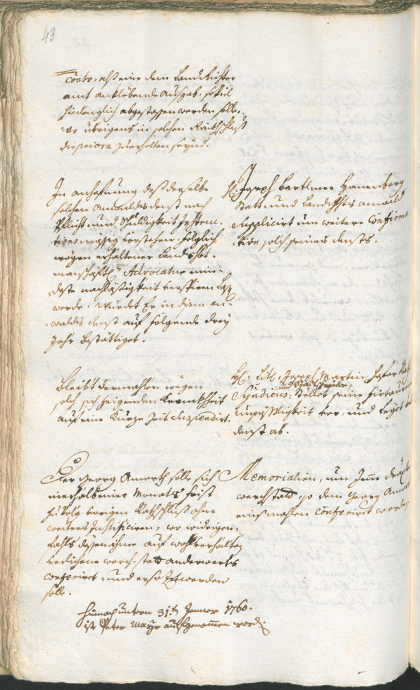 Civic Archives of Bozen-Bolzano - BOhisto Ratsprotokoll 1759/62 