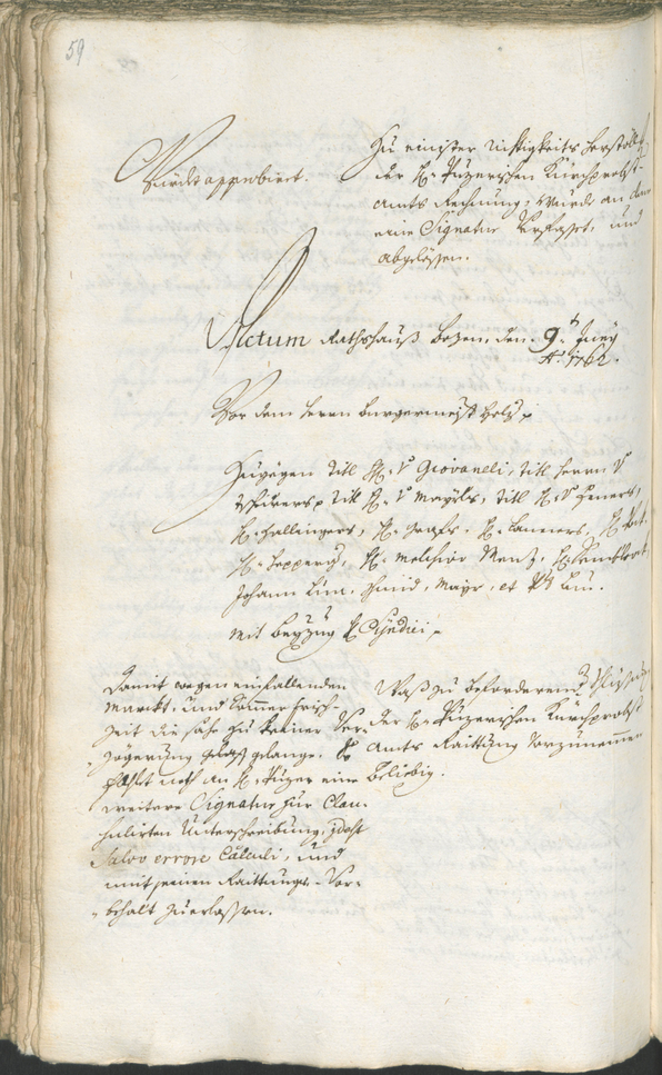 Civic Archives of Bozen-Bolzano - BOhisto Ratsprotokoll 1762/65 