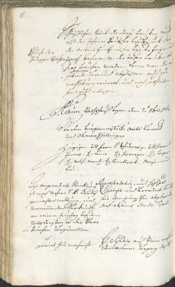 Civic Archives of Bozen-Bolzano - BOhisto Ratsprotokoll 1762/65 