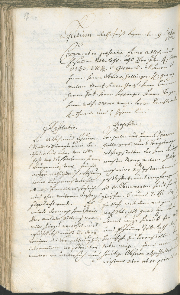 Civic Archives of Bozen-Bolzano - BOhisto Ratsprotokoll 1762/65 