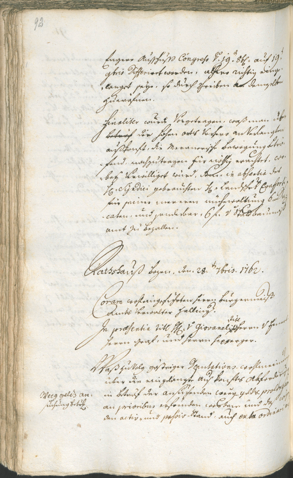 Archivio Storico della Città di Bolzano - BOhisto protocollo consiliare 1762/65 