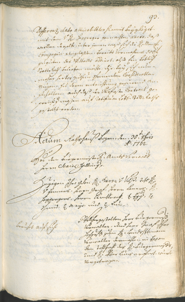 Archivio Storico della Città di Bolzano - BOhisto protocollo consiliare 1762/65 