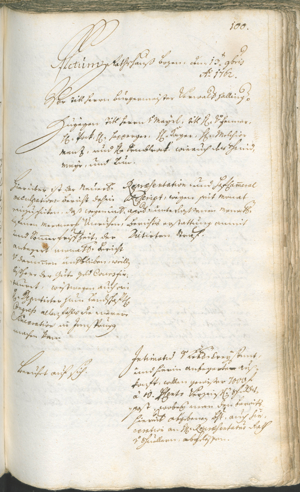 Civic Archives of Bozen-Bolzano - BOhisto Ratsprotokoll 1762/65 