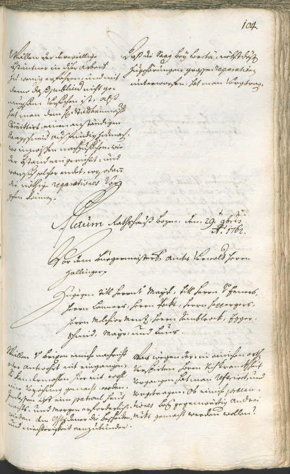 Civic Archives of Bozen-Bolzano - BOhisto Ratsprotokoll 1762/65 