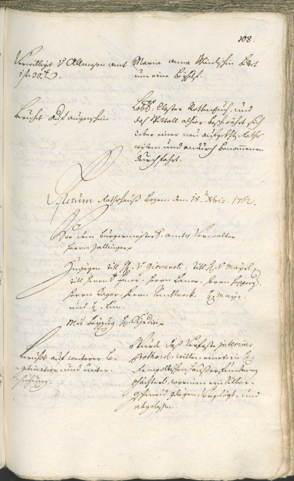 Civic Archives of Bozen-Bolzano - BOhisto Ratsprotokoll 1762/65 