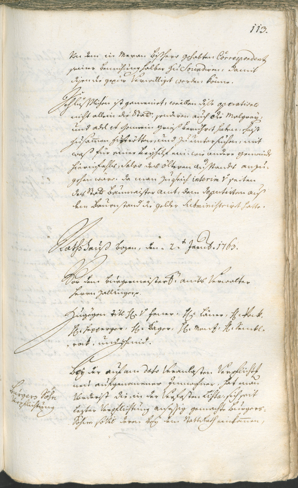 Archivio Storico della Città di Bolzano - BOhisto protocollo consiliare 1762/65 