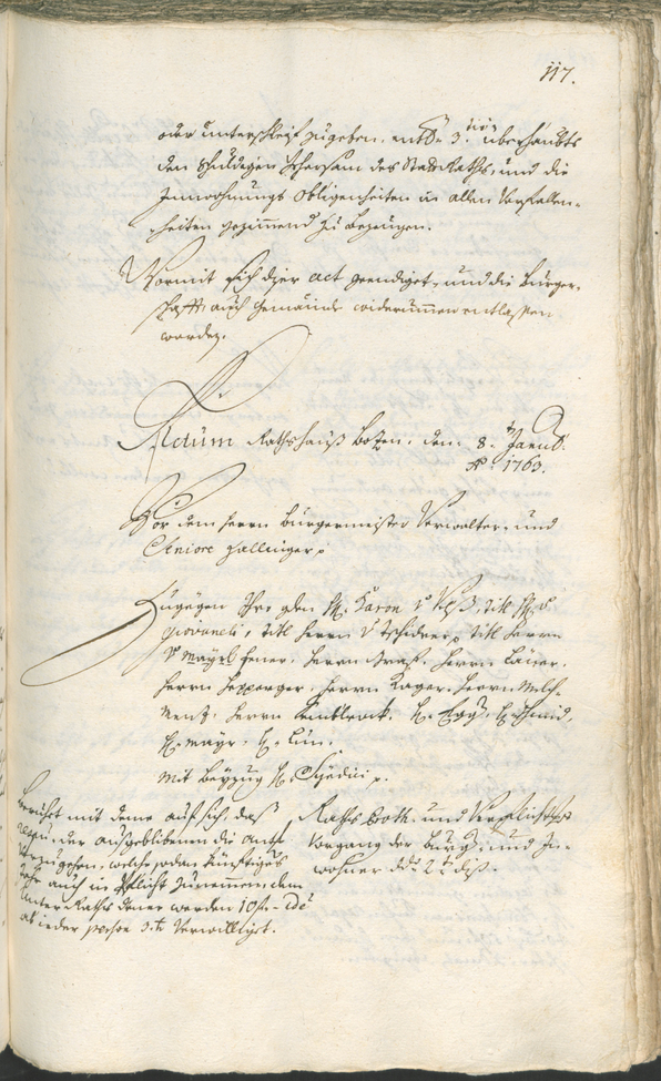 Civic Archives of Bozen-Bolzano - BOhisto Ratsprotokoll 1762/65 