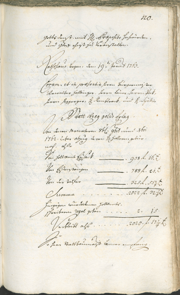 Archivio Storico della Città di Bolzano - BOhisto protocollo consiliare 1762/65 