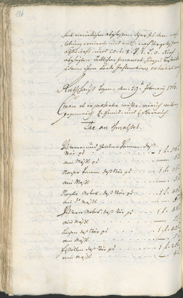 Civic Archives of Bozen-Bolzano - BOhisto Ratsprotokoll 1762/65 