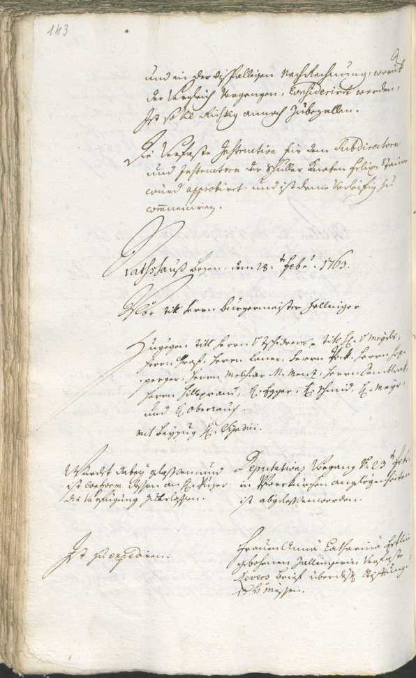 Civic Archives of Bozen-Bolzano - BOhisto Ratsprotokoll 1762/65 