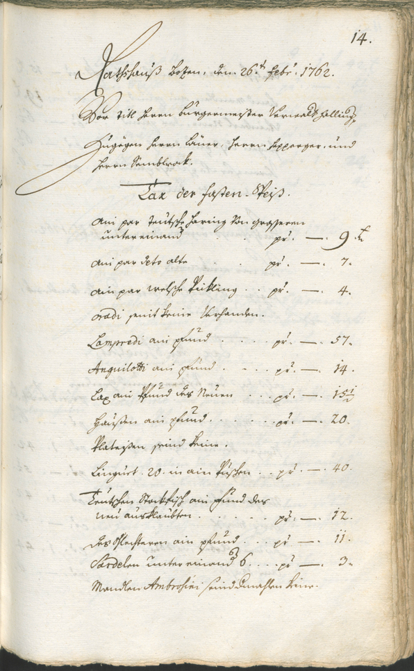 Civic Archives of Bozen-Bolzano - BOhisto Ratsprotokoll 1762/65 