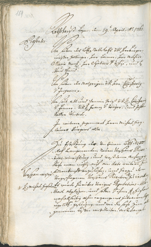 Civic Archives of Bozen-Bolzano - BOhisto Ratsprotokoll 1762/65 