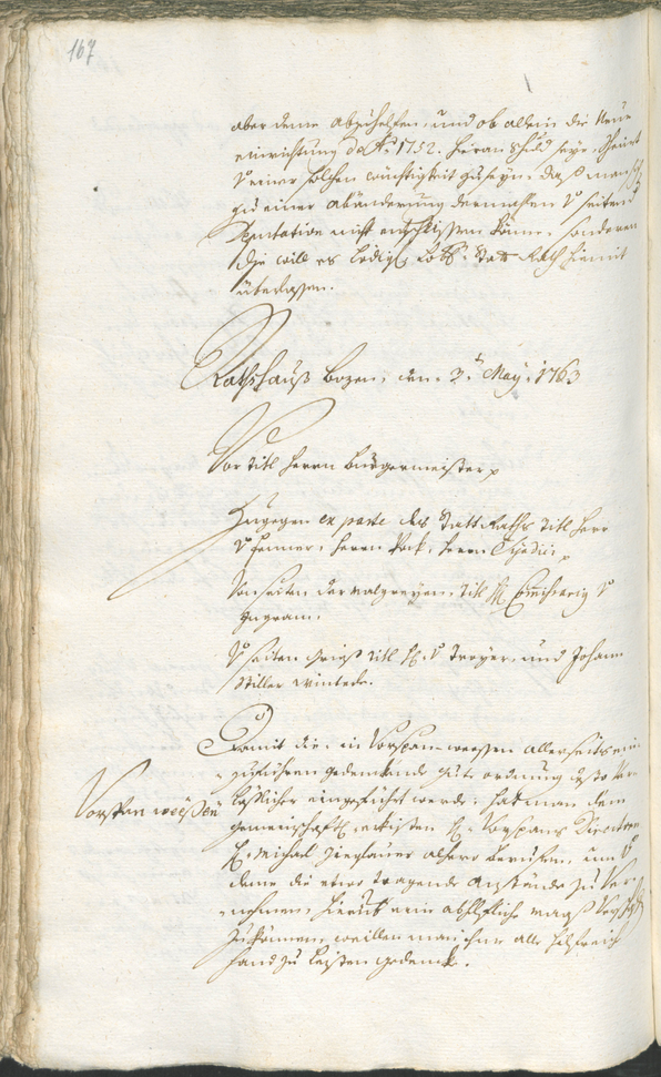 Civic Archives of Bozen-Bolzano - BOhisto Ratsprotokoll 1762/65 