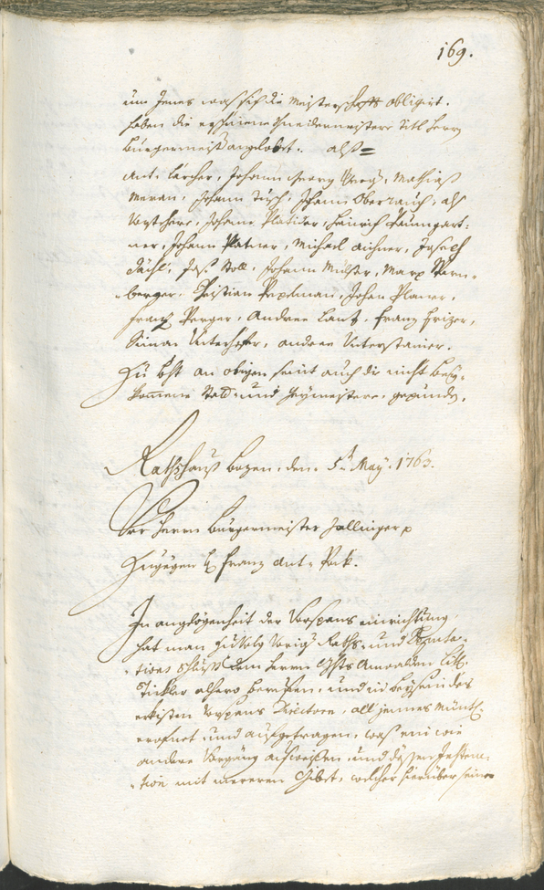 Civic Archives of Bozen-Bolzano - BOhisto Ratsprotokoll 1762/65 