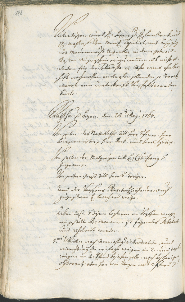 Civic Archives of Bozen-Bolzano - BOhisto Ratsprotokoll 1762/65 