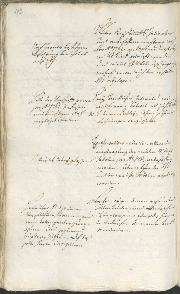 Civic Archives of Bozen-Bolzano - BOhisto Ratsprotokoll 1762/65 