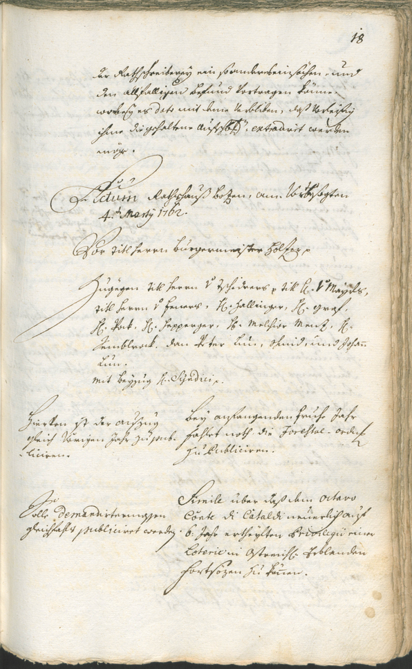 Civic Archives of Bozen-Bolzano - BOhisto Ratsprotokoll 1762/65 