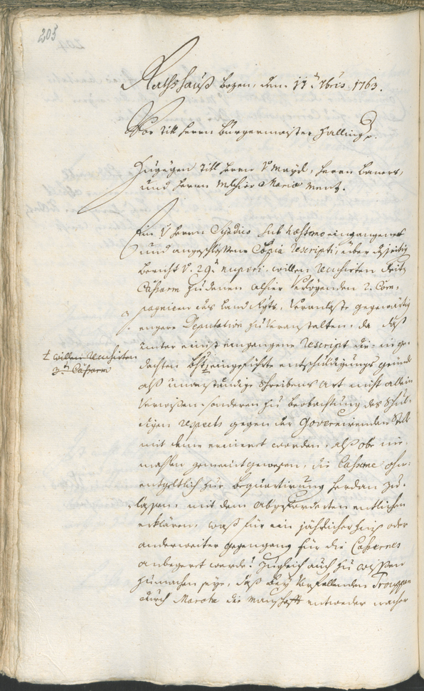 Civic Archives of Bozen-Bolzano - BOhisto Ratsprotokoll 1762/65 