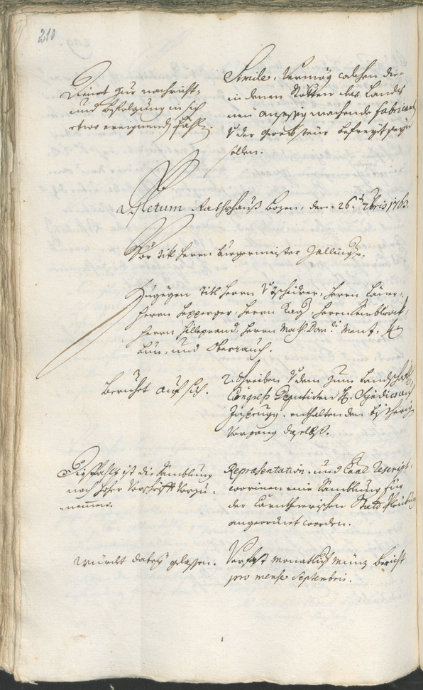 Civic Archives of Bozen-Bolzano - BOhisto Ratsprotokoll 1762/65 