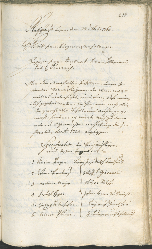 Archivio Storico della Città di Bolzano - BOhisto protocollo consiliare 1762/65 