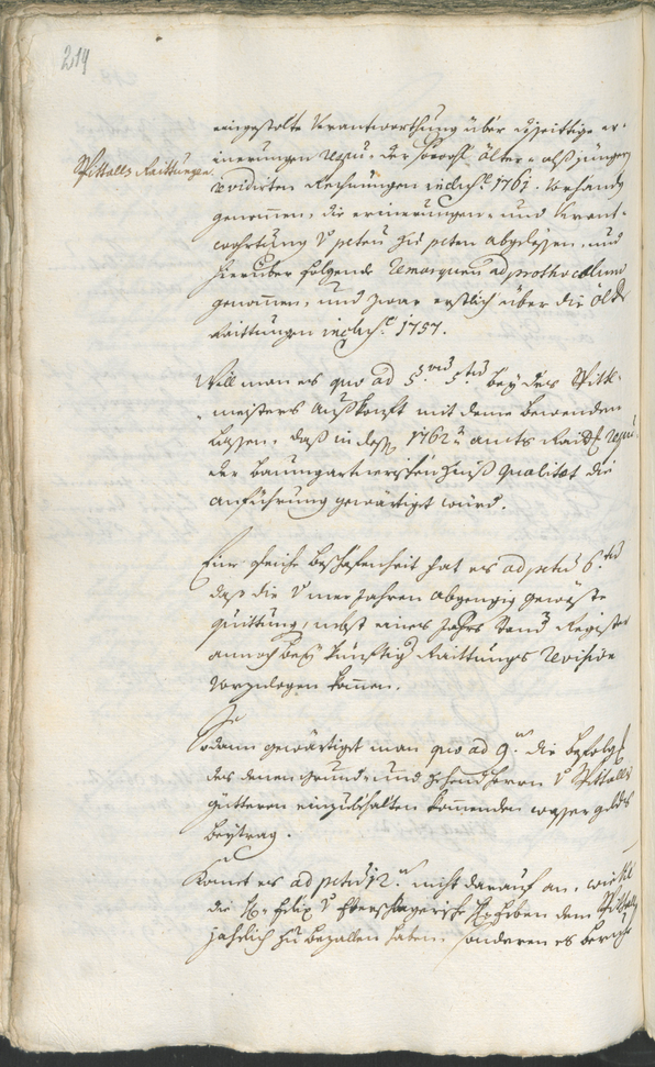 Civic Archives of Bozen-Bolzano - BOhisto Ratsprotokoll 1762/65 