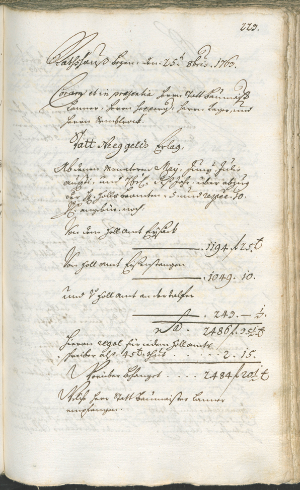 Civic Archives of Bozen-Bolzano - BOhisto Ratsprotokoll 1762/65 