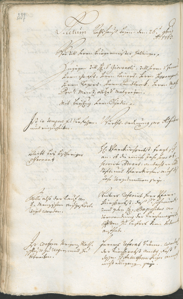 Civic Archives of Bozen-Bolzano - BOhisto Ratsprotokoll 1762/65 