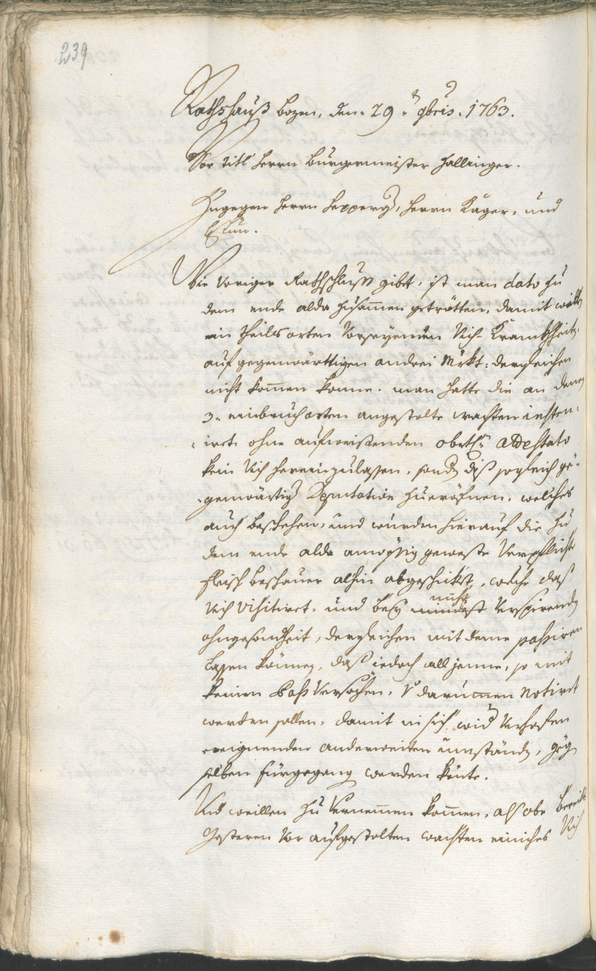 Civic Archives of Bozen-Bolzano - BOhisto Ratsprotokoll 1762/65 