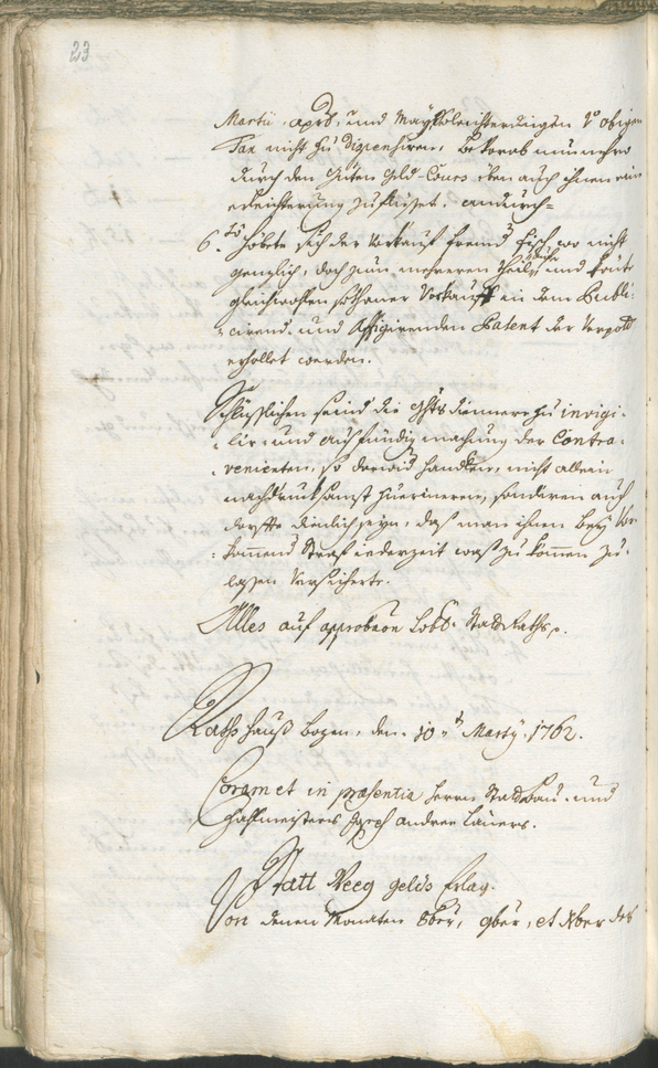 Civic Archives of Bozen-Bolzano - BOhisto Ratsprotokoll 1762/65 