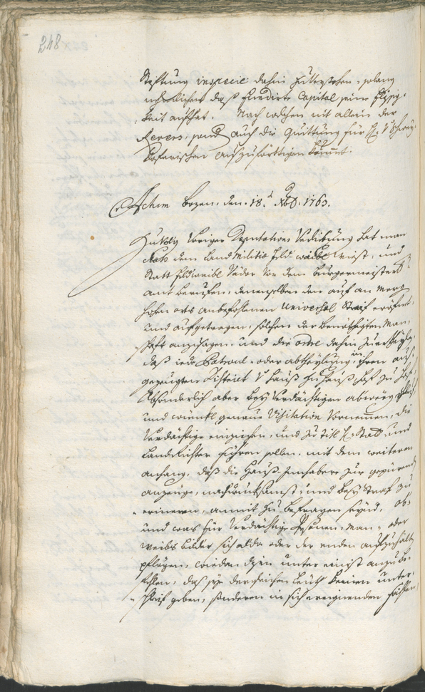 Civic Archives of Bozen-Bolzano - BOhisto Ratsprotokoll 1762/65 