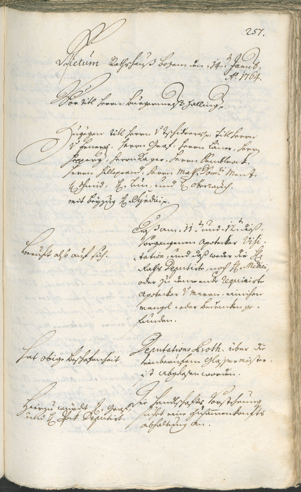 Civic Archives of Bozen-Bolzano - BOhisto Ratsprotokoll 1762/65 