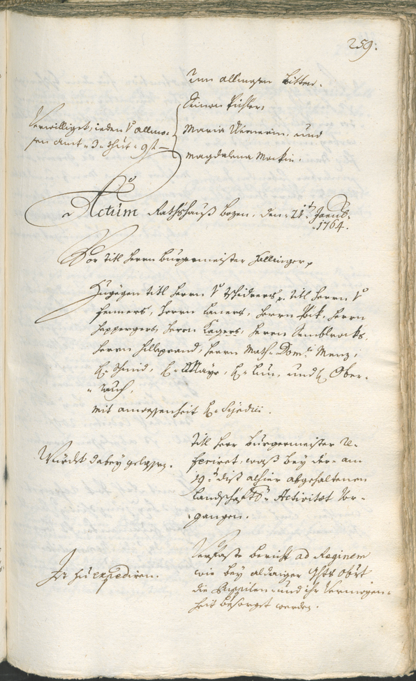 Civic Archives of Bozen-Bolzano - BOhisto Ratsprotokoll 1762/65 