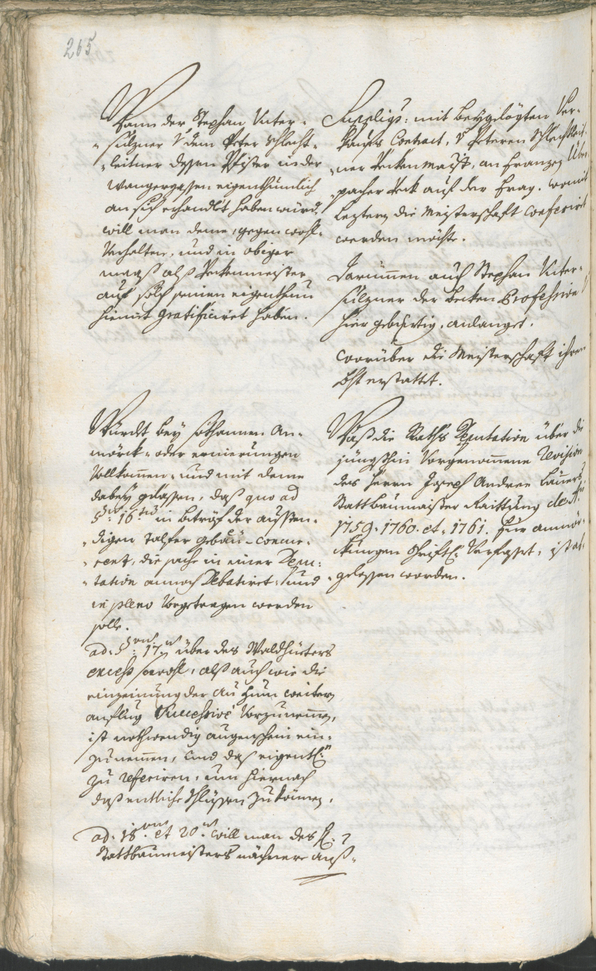 Civic Archives of Bozen-Bolzano - BOhisto Ratsprotokoll 1762/65 