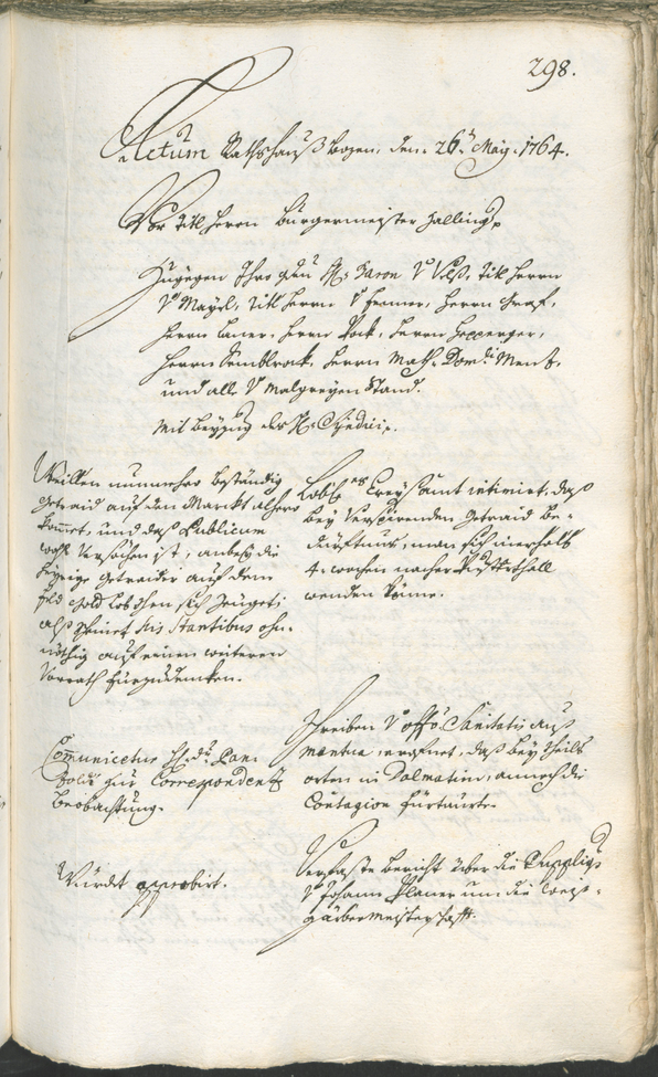 Civic Archives of Bozen-Bolzano - BOhisto Ratsprotokoll 1762/65 