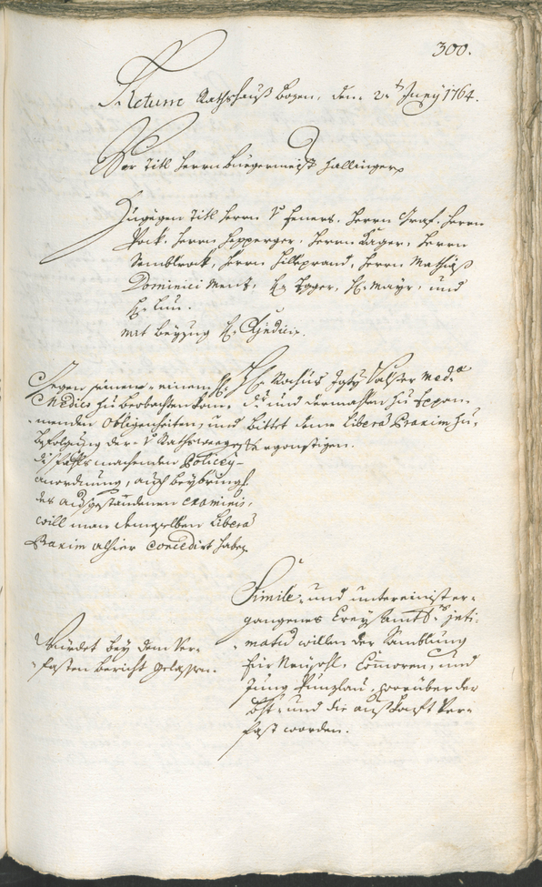 Civic Archives of Bozen-Bolzano - BOhisto Ratsprotokoll 1762/65 