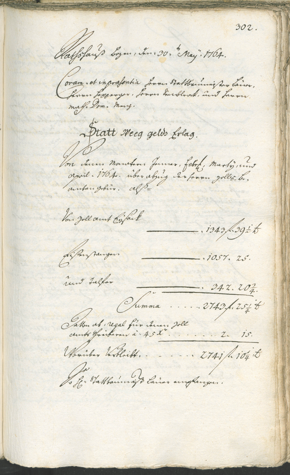 Civic Archives of Bozen-Bolzano - BOhisto Ratsprotokoll 1762/65 