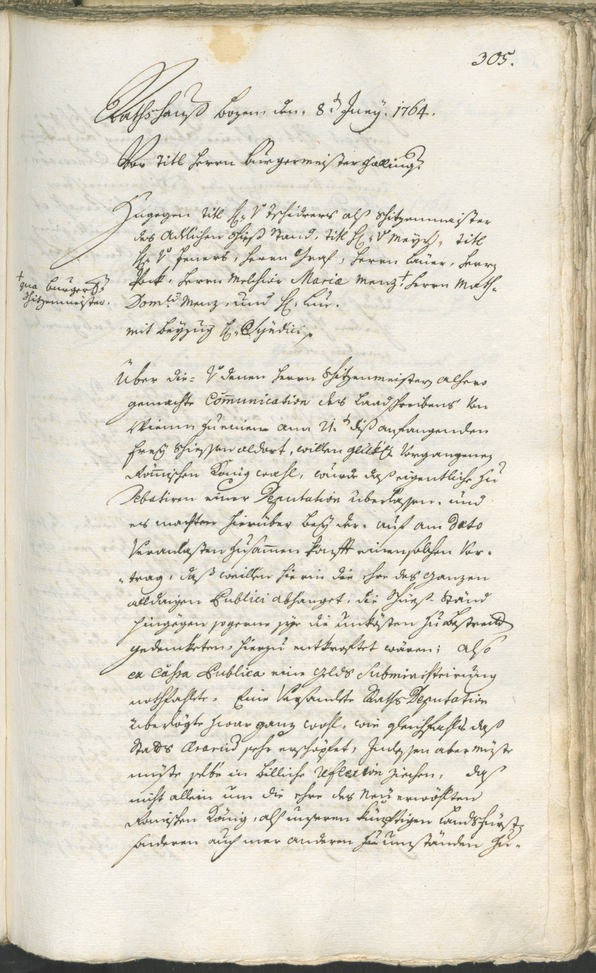 Civic Archives of Bozen-Bolzano - BOhisto Ratsprotokoll 1762/65 