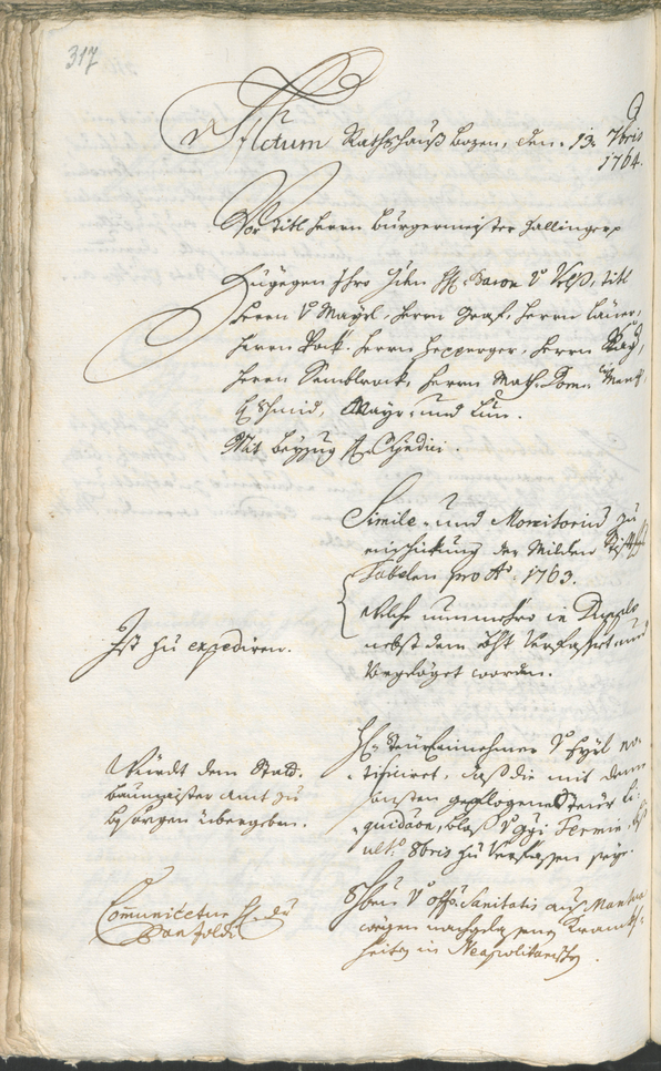 Civic Archives of Bozen-Bolzano - BOhisto Ratsprotokoll 1762/65 