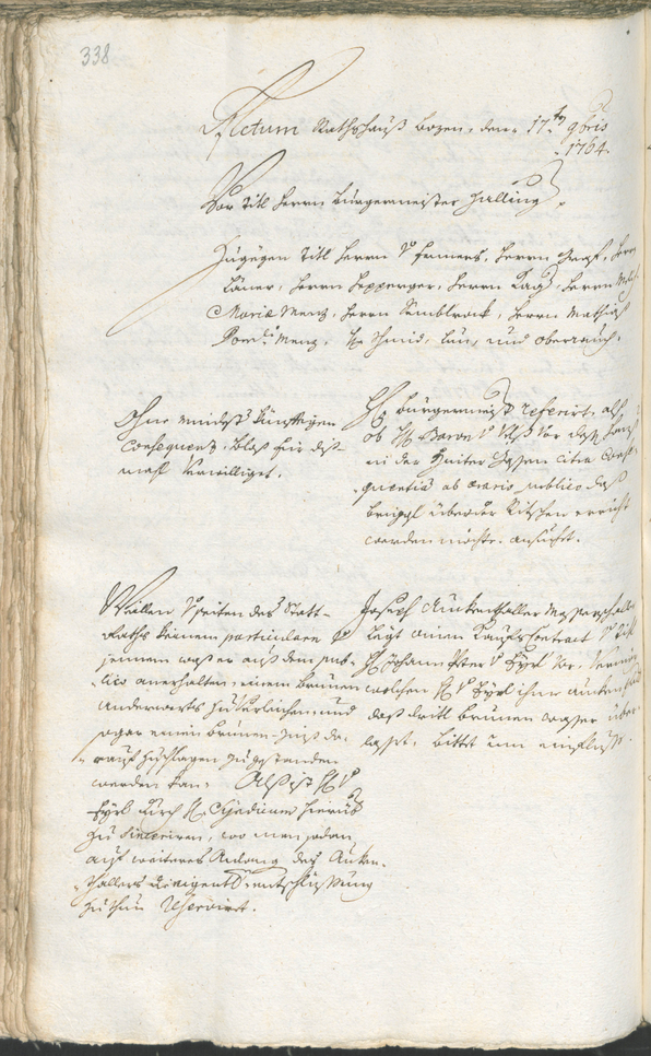 Civic Archives of Bozen-Bolzano - BOhisto Ratsprotokoll 1762/65 