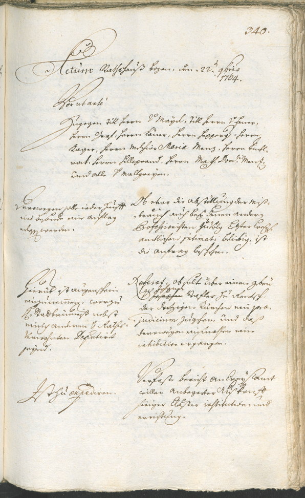 Archivio Storico della Città di Bolzano - BOhisto protocollo consiliare 1762/65 