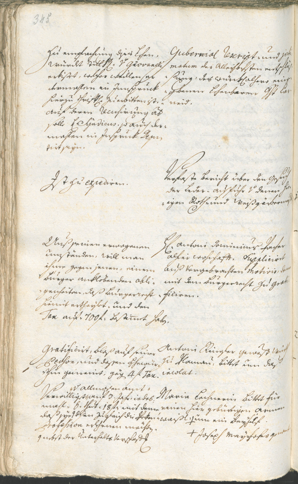 Stadtarchiv Bozen - BOhisto Ratsprotokoll 1762/65 