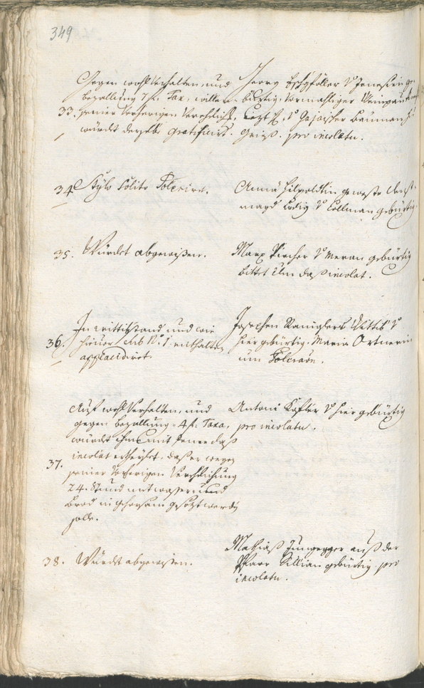 Civic Archives of Bozen-Bolzano - BOhisto Ratsprotokoll 1762/65 