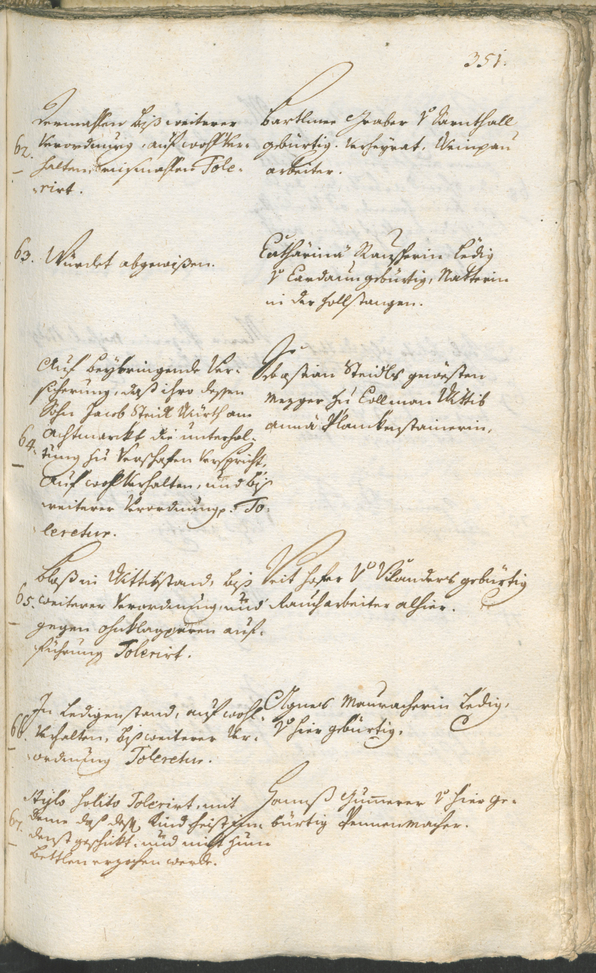 Civic Archives of Bozen-Bolzano - BOhisto Ratsprotokoll 1762/65 