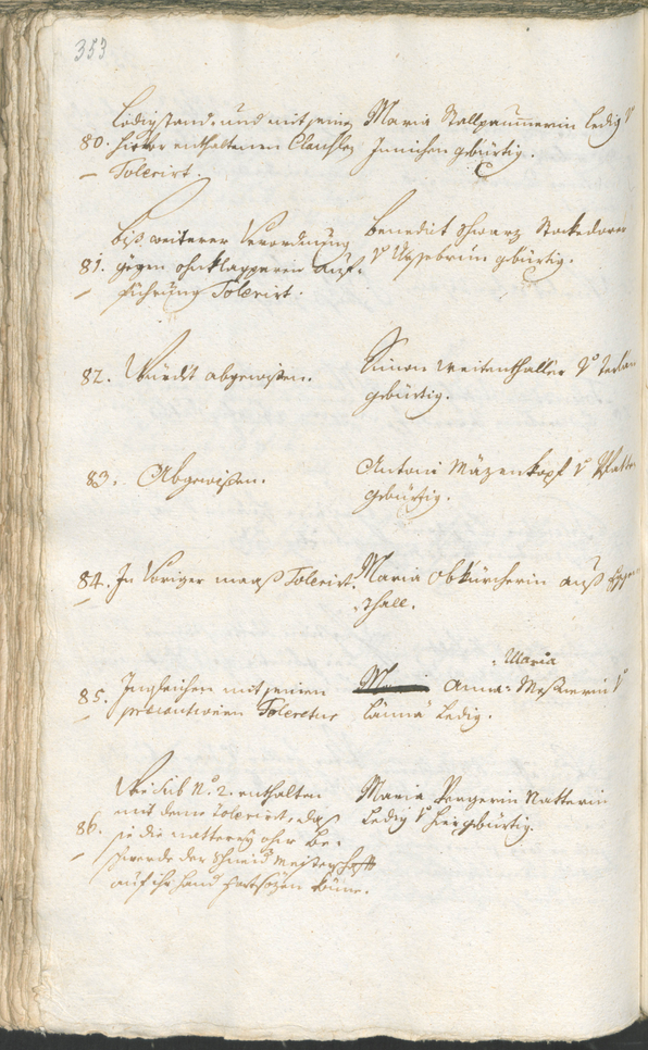 Civic Archives of Bozen-Bolzano - BOhisto Ratsprotokoll 1762/65 