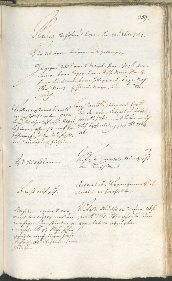 Archivio Storico della Città di Bolzano - BOhisto protocollo consiliare 1762/65 