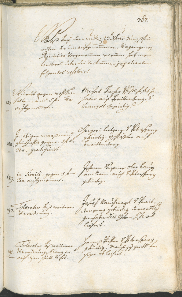 Civic Archives of Bozen-Bolzano - BOhisto Ratsprotokoll 1762/65 