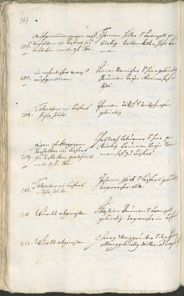 Stadtarchiv Bozen - BOhisto Ratsprotokoll 1762/65 