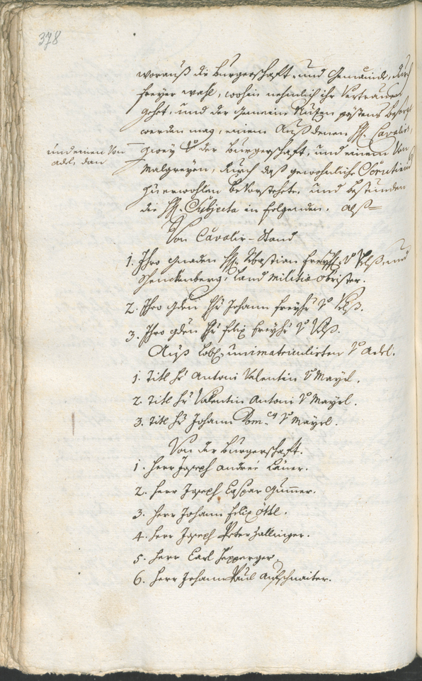 Civic Archives of Bozen-Bolzano - BOhisto Ratsprotokoll 1762/65 