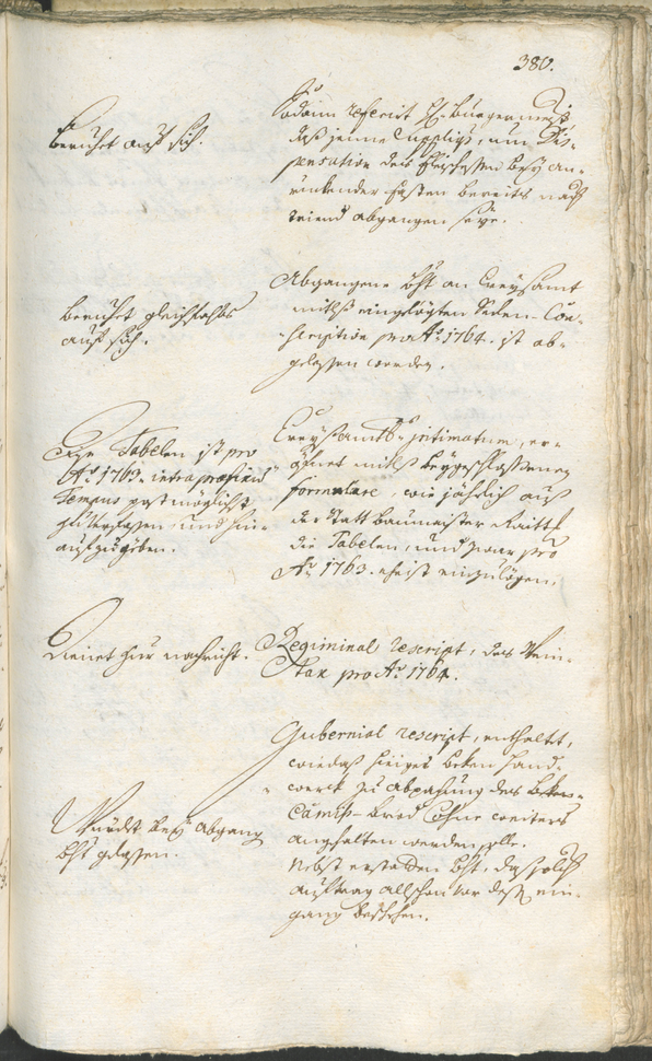 Stadtarchiv Bozen - BOhisto Ratsprotokoll 1762/65 